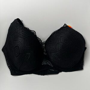 XOXO black lace padded bra size 40D new with tags